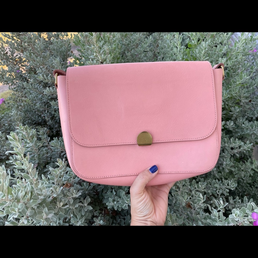 Madewell Abroad Leather Shoulder/Crossbody Bag EUC
